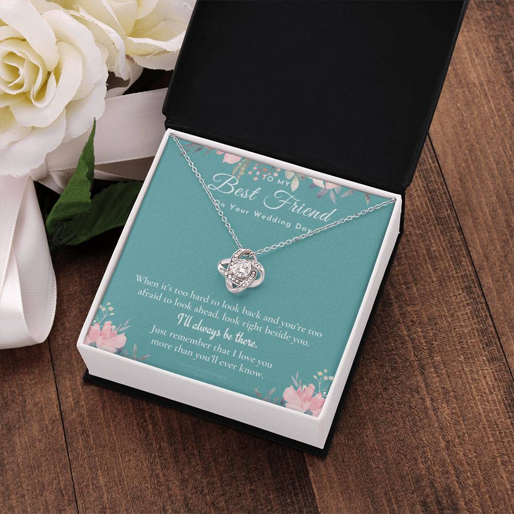 Best Friend Gift on Her Wedding Day, Best Friend to Bride Necklace, Best Friend Gift to Bride, Bride Gift From Maid of Honor, to My Best Friend