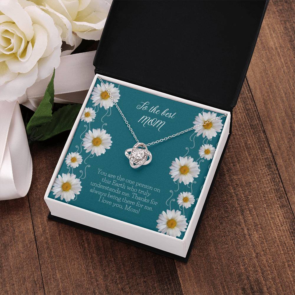 "Daisies" Love Knot Necklace for Mothers' Day - Gift For Mother A Special Thing