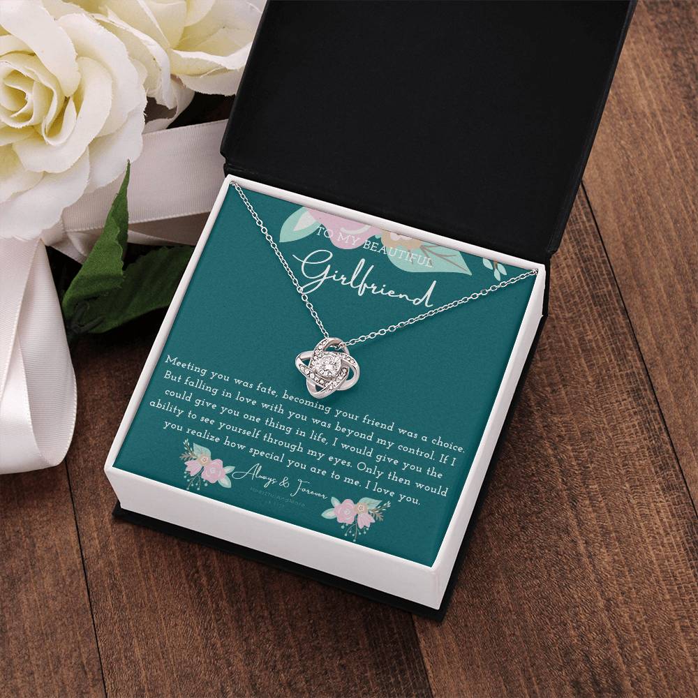 To My Girlfriend Necklace, Necklace for Girlfriend, Birthday Gift for Girlfriend, Valentine Gift for Girlfriend, Girlfriend Gifts