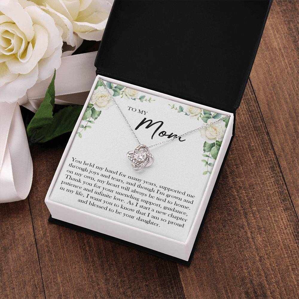Mother of the Bride Gift From Daughter, to My Mom Necklace, Mother Daughter Necklace, Mom Birthday Gift