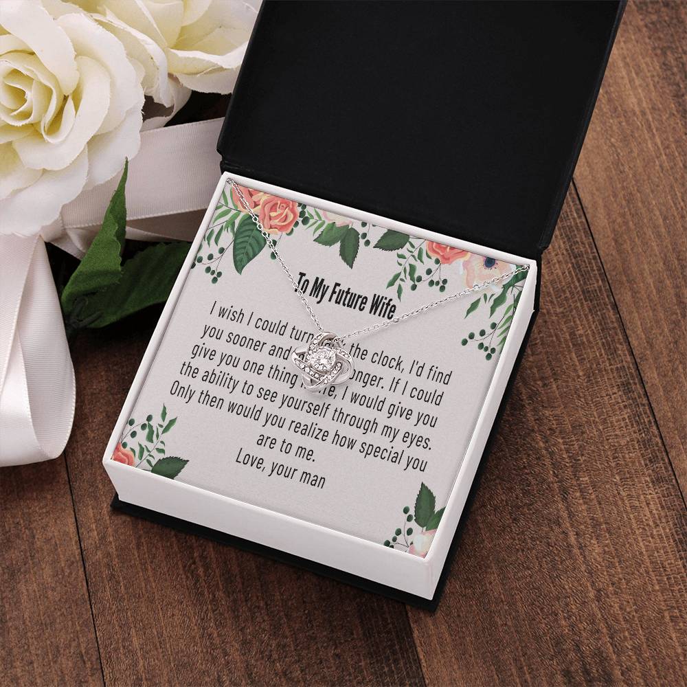 To My Future Wife Love You To The Moon Necklace, Future Wife Gift, Engagement Gift For Her, Future Wife Gift, Romantic Jewelry Gift