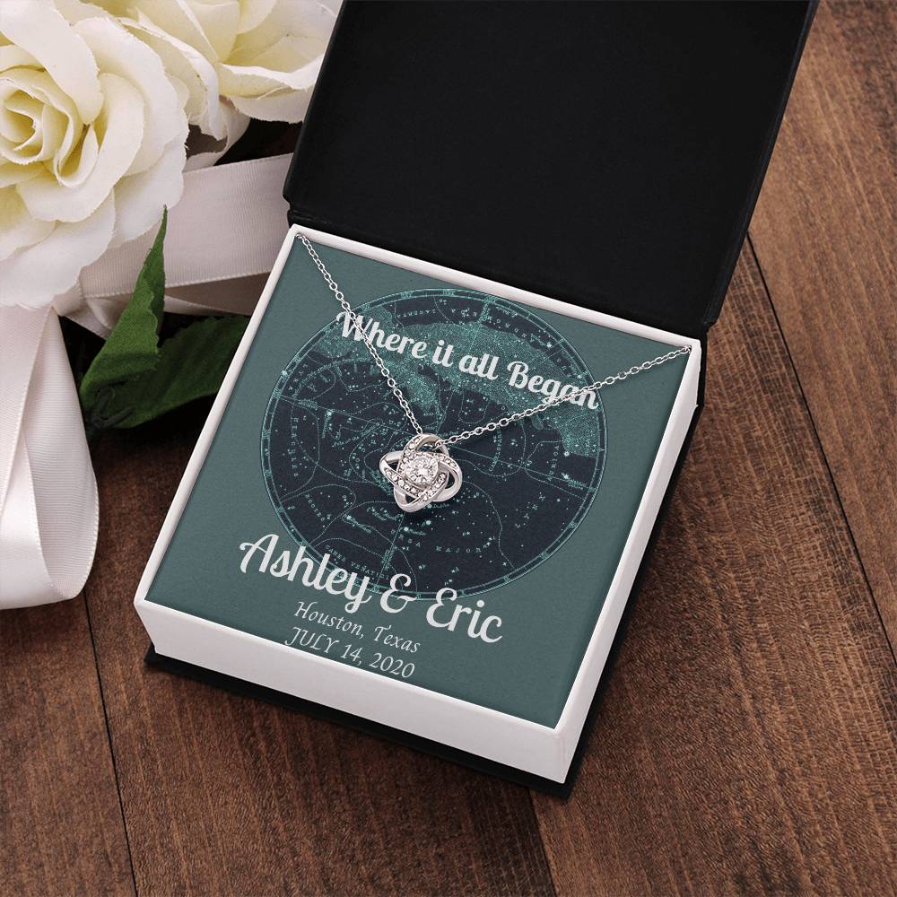 Stars Anniversary Gift – Our journey started here and will last forever - Wedding Day