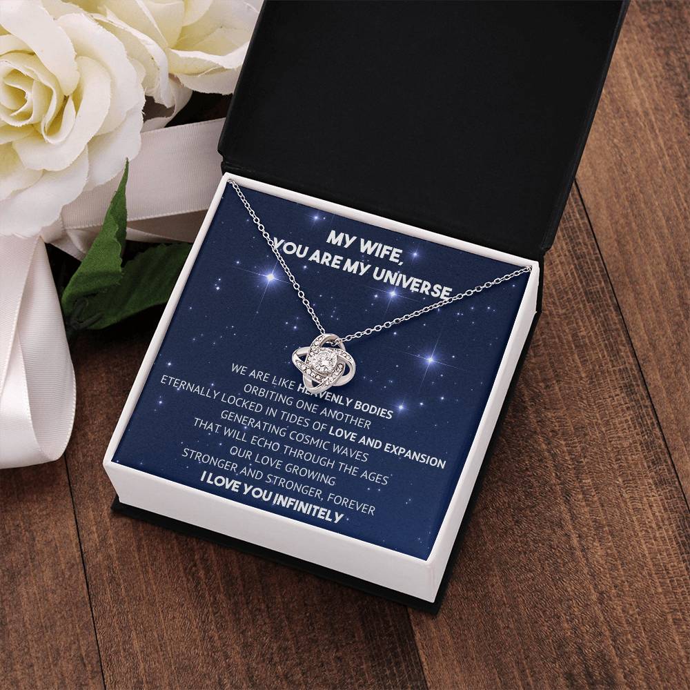 You Are My Universe - Necklace - To My Wife - My Eternal Love on Christmas