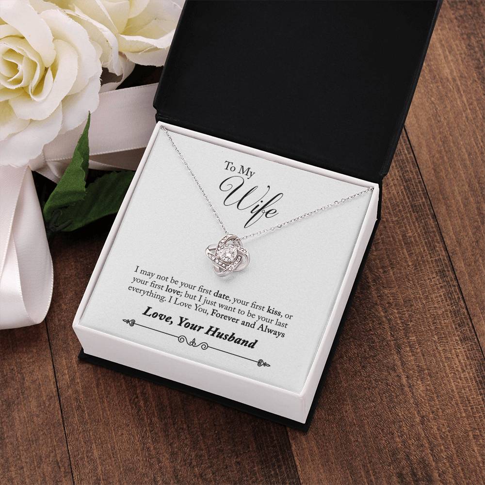 " Gift for Wife " Necklace -  First Love, First Kiss, First Date