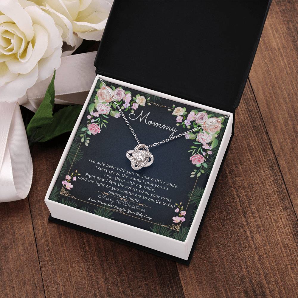 Necklace to Mommy – Sending you love, kisses, and snuggles - Baby Shower