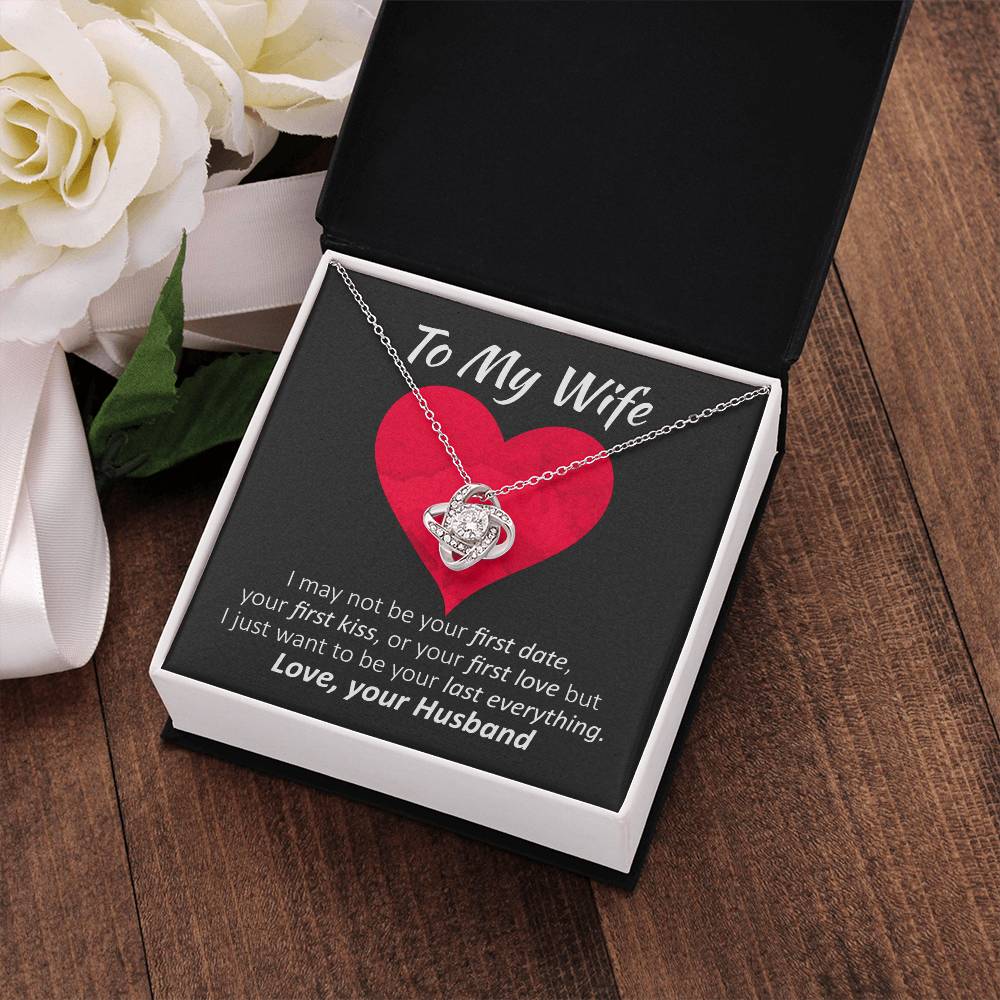 (Premium) Love Knot Necklace | Personalized Gift for Your Loving Wife! ❤️