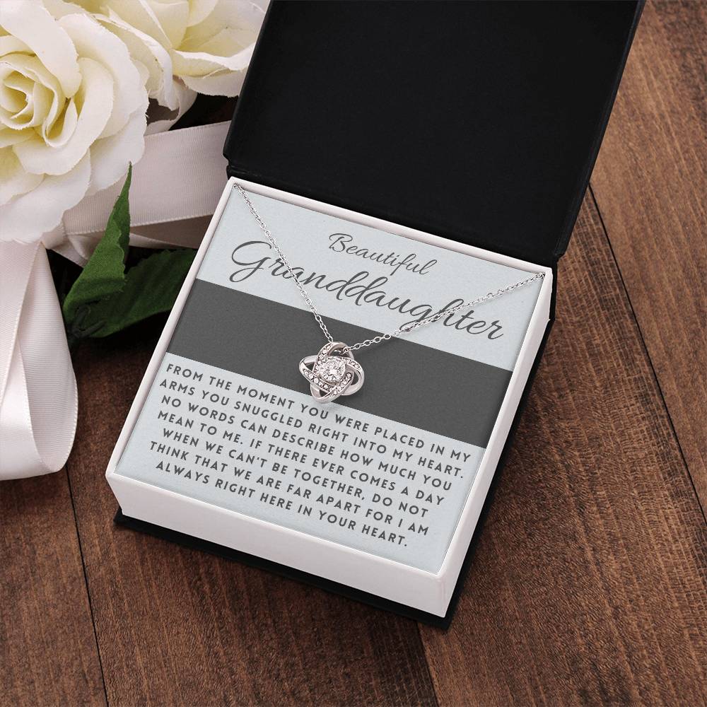 (Almost Gone) Cute Granddaughter Necklace - Gift from Grandma with Love