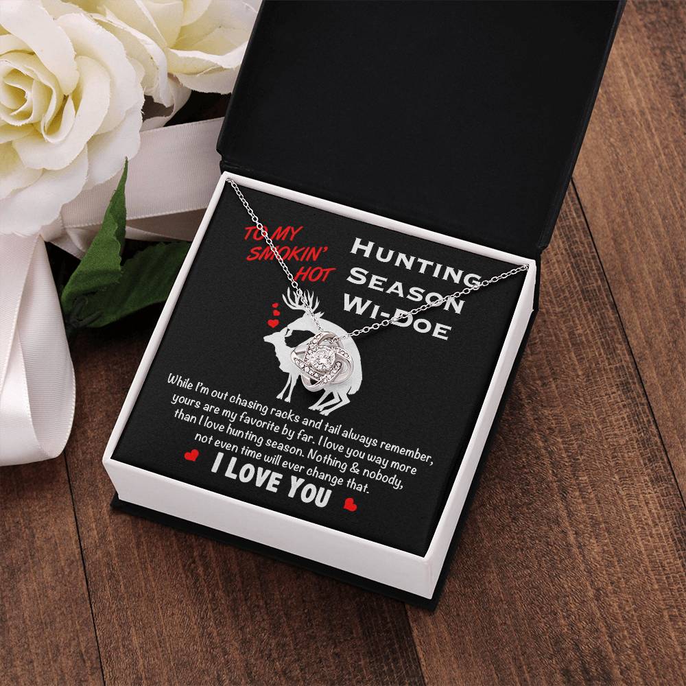 Smokin' Hot Hunting Season Wi-Doe Forever Love Necklace