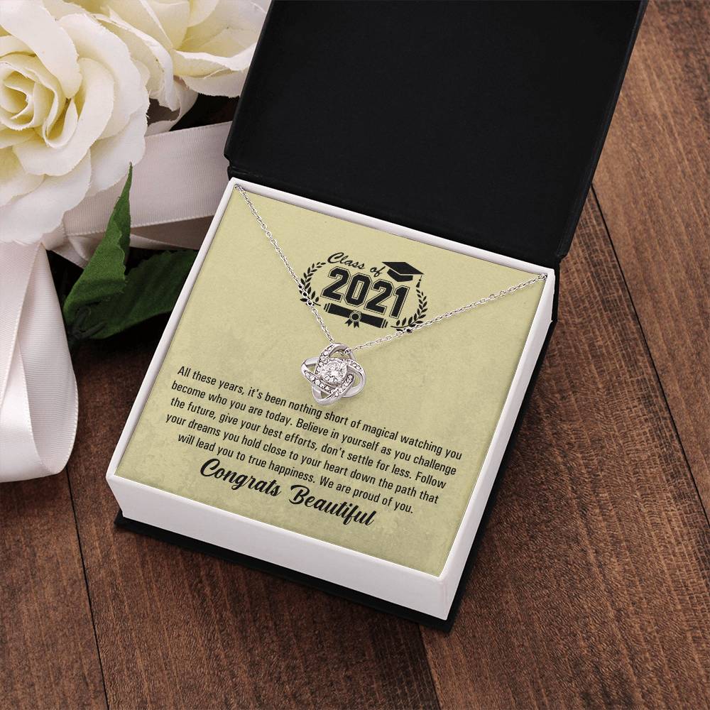 (Almost Gone!) Graduation Necklace - Follow Your Dreams - Class of 2021 Graduation