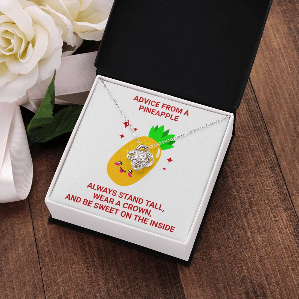 Advice From a Pineapple Sparkling Necklace