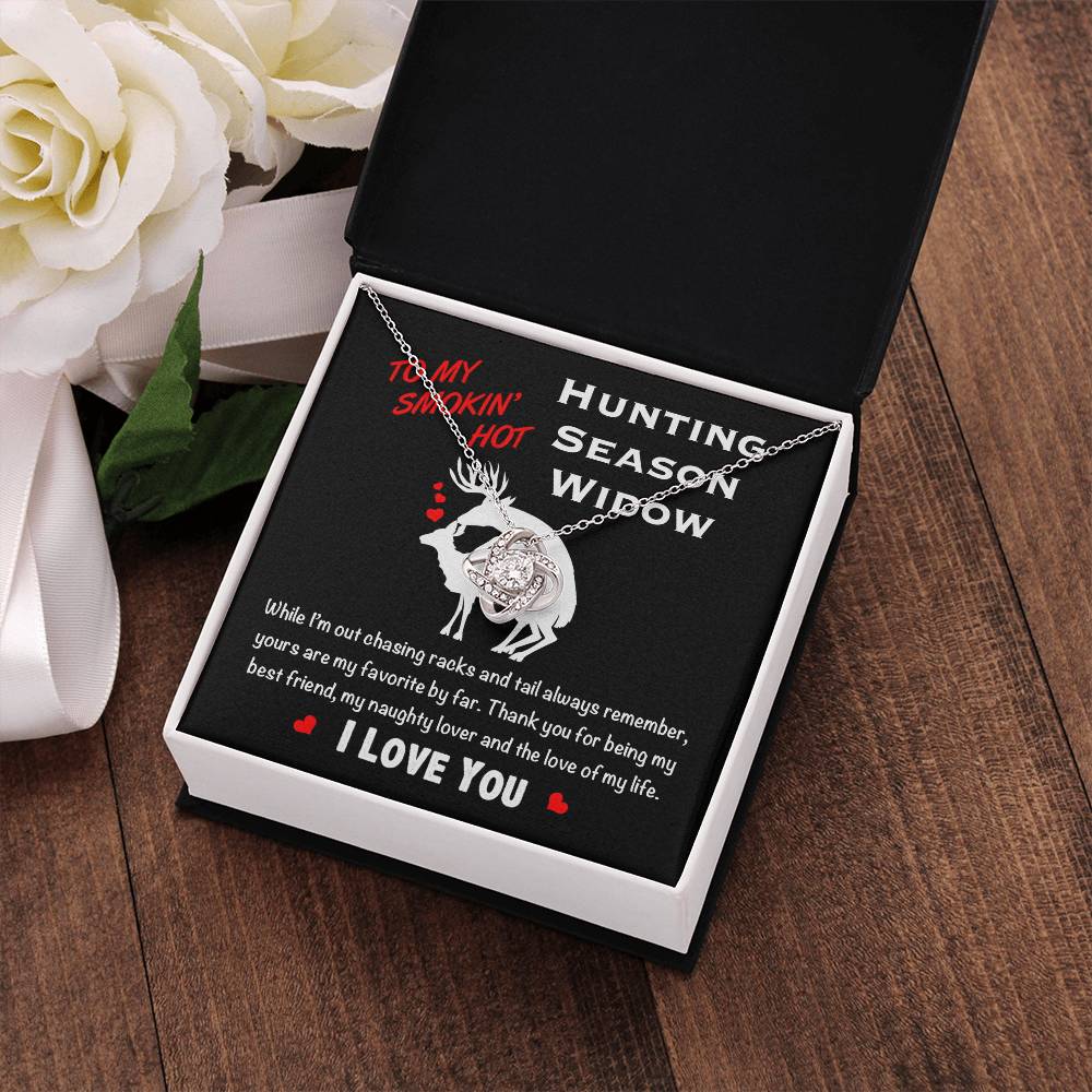Smokin' Hot Hunting Season Widow Forever Love Necklace