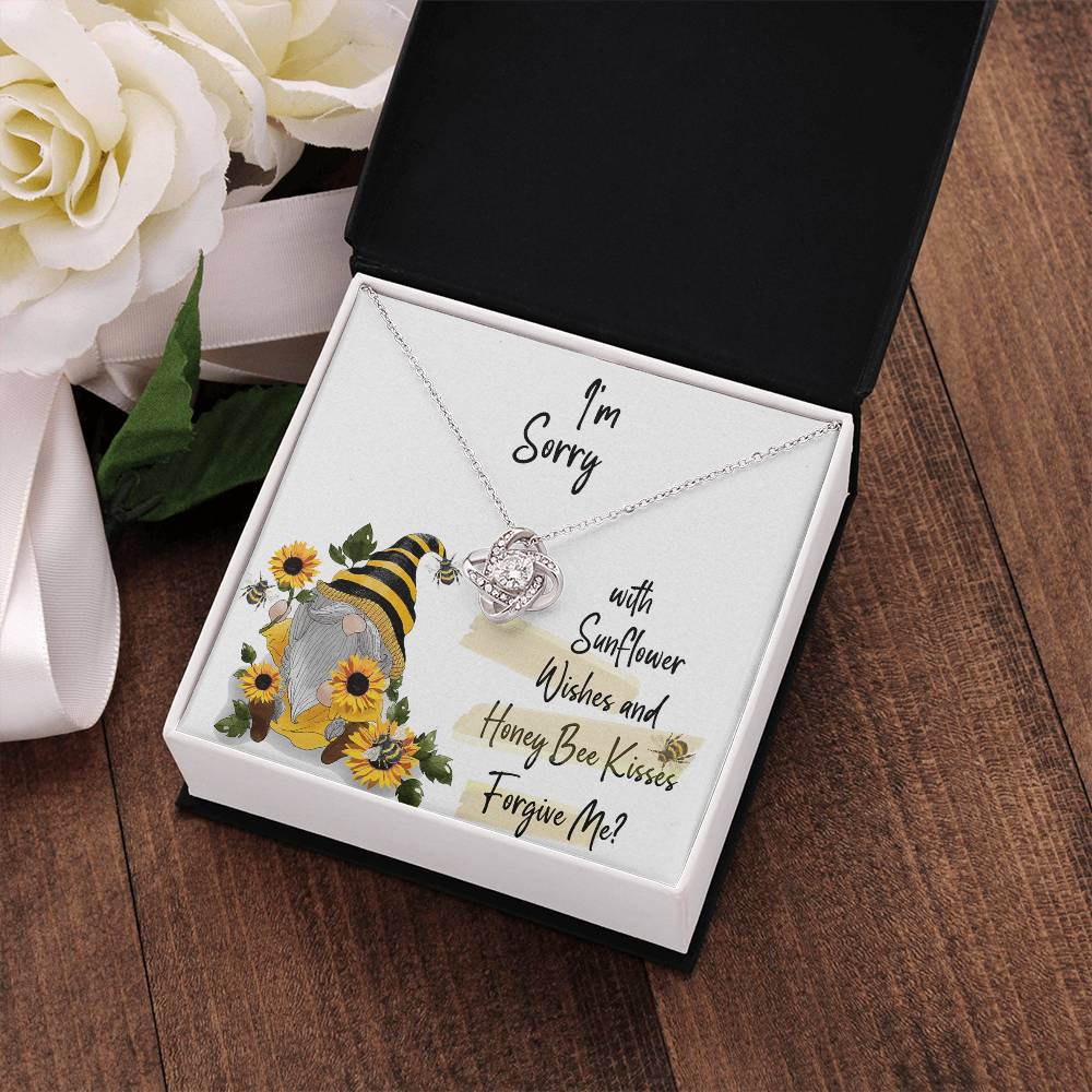 Forgive Me Gift, I'm Sorry Love Knot Necklace