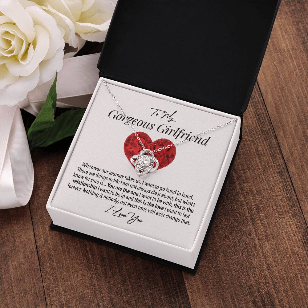 Girlfriend Forever Love Necklace - My Forever Valentine on Valentine’s Day