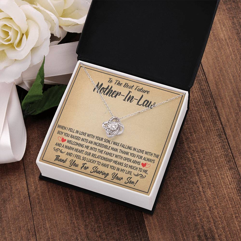(Almost Gone) Best Future Mother in Law - Necklace - Thank You for Raising the Man of My Dreams