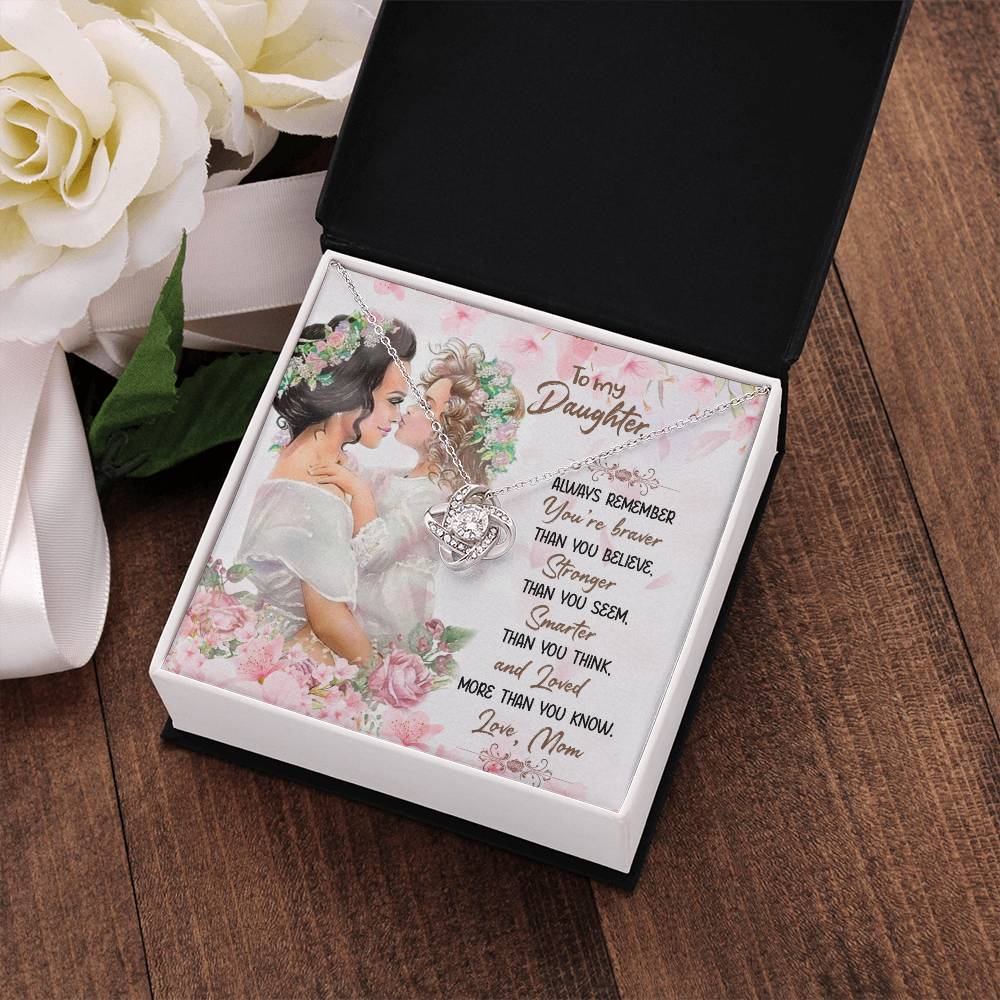 To My Daughter Necklace – Forever my pride and joy - Christmas