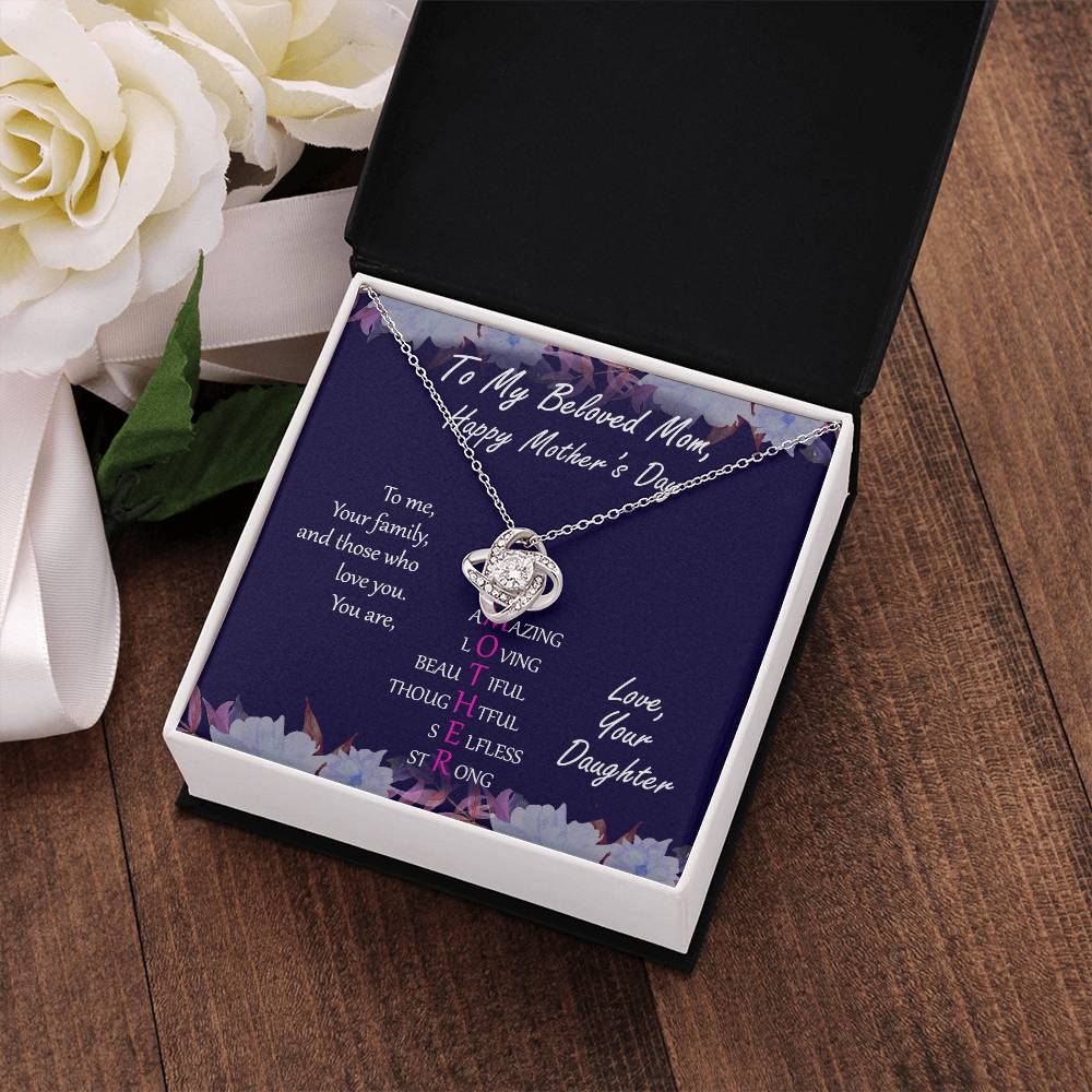 "Mother" Mother's Day Necklace -  To Love For Mom