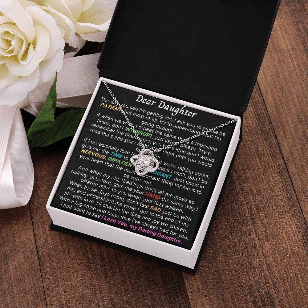 DEAR DARLING DAUGHTER LOVE NECKLACE