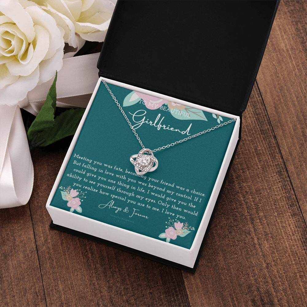 To My Girlfriend Necklace, Necklace for Girlfriend, Birthday Gift for Girlfriend, Valentine Gift for Girlfriend, Girlfriend Gifts