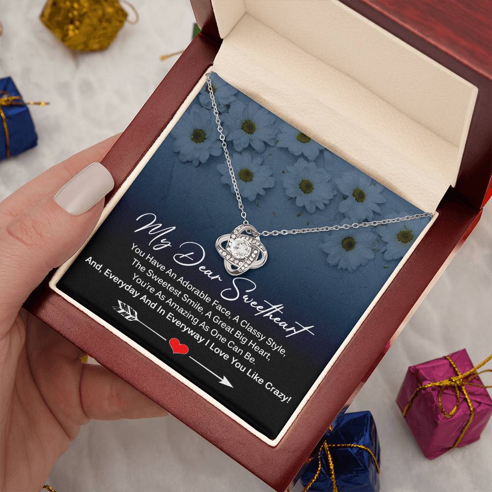 My Dear SweetHeart Necklace - I Love You Like Crazy