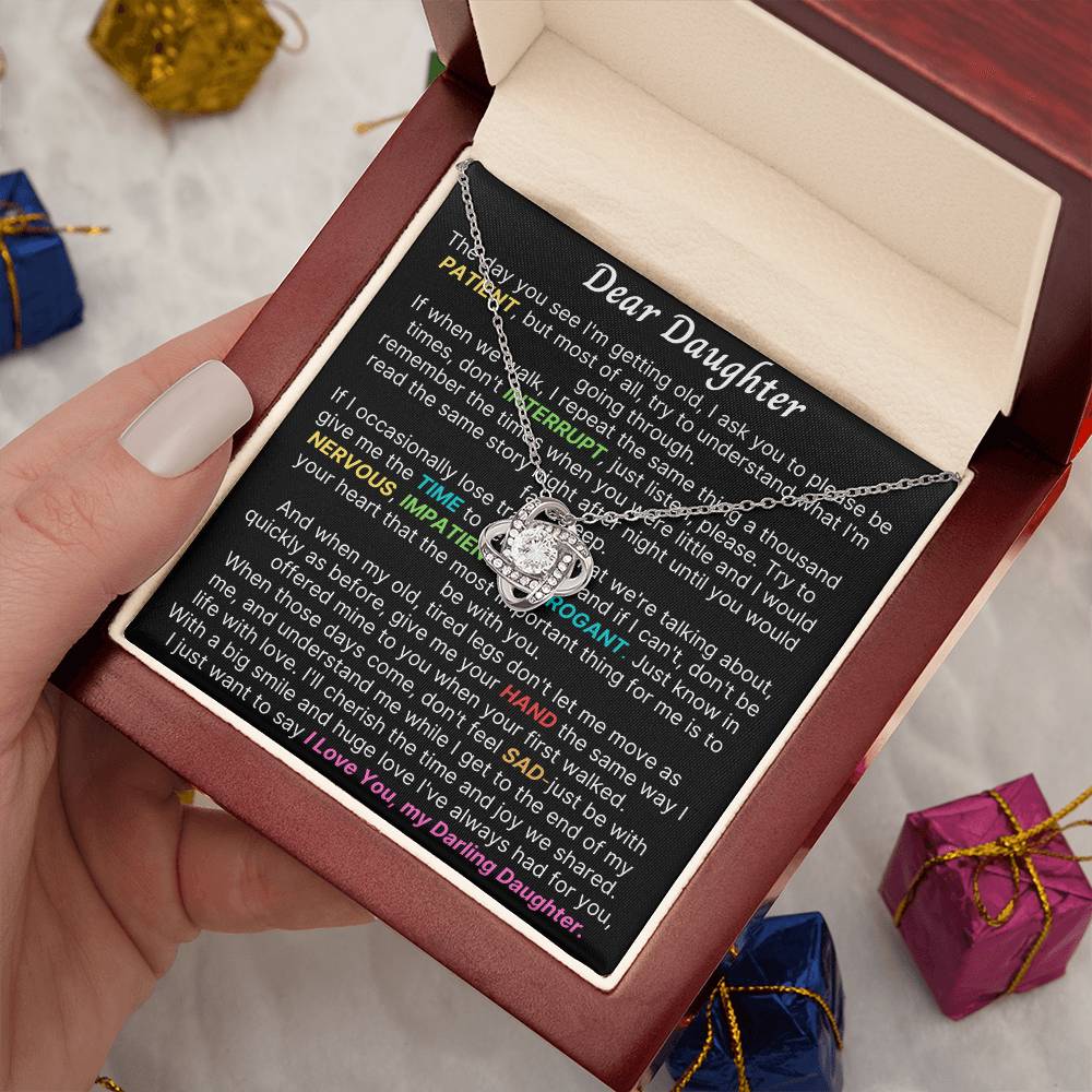 DEAR DARLING DAUGHTER LOVE NECKLACE