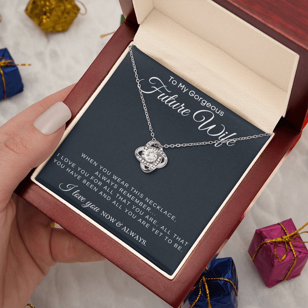 (Almost Gone!) for All That You Are - Future Wife Heart Necklace - Gift For Her