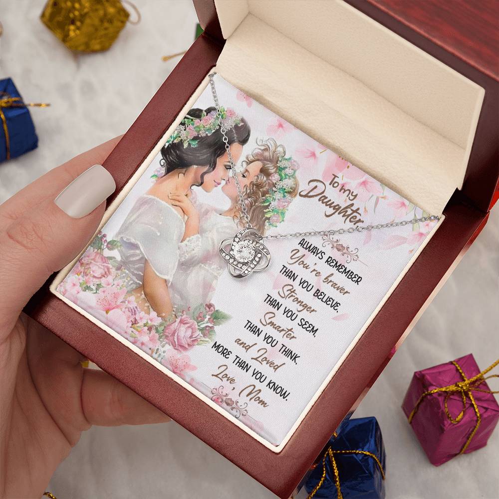 To My Daughter Necklace – Forever my pride and joy - Christmas