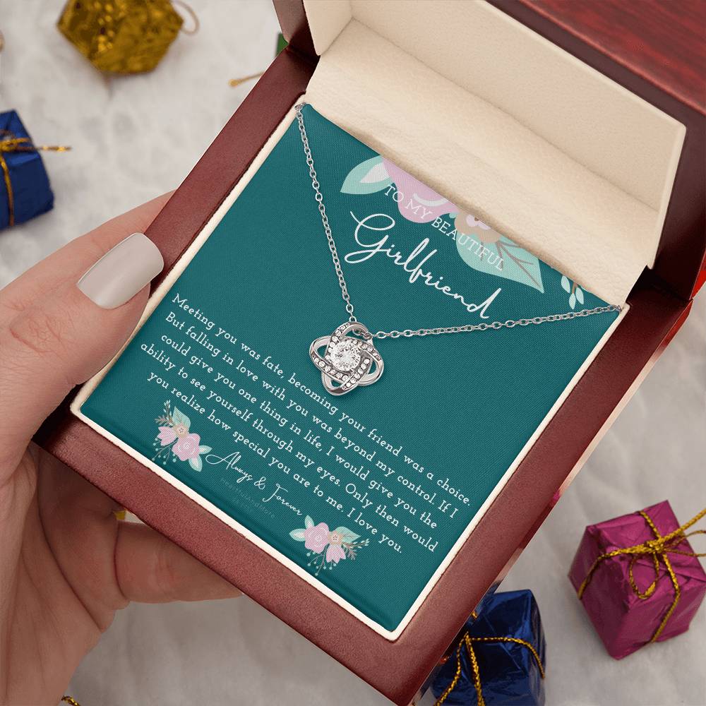 To My Girlfriend Necklace, Necklace for Girlfriend, Birthday Gift for Girlfriend, Valentine Gift for Girlfriend, Girlfriend Gifts