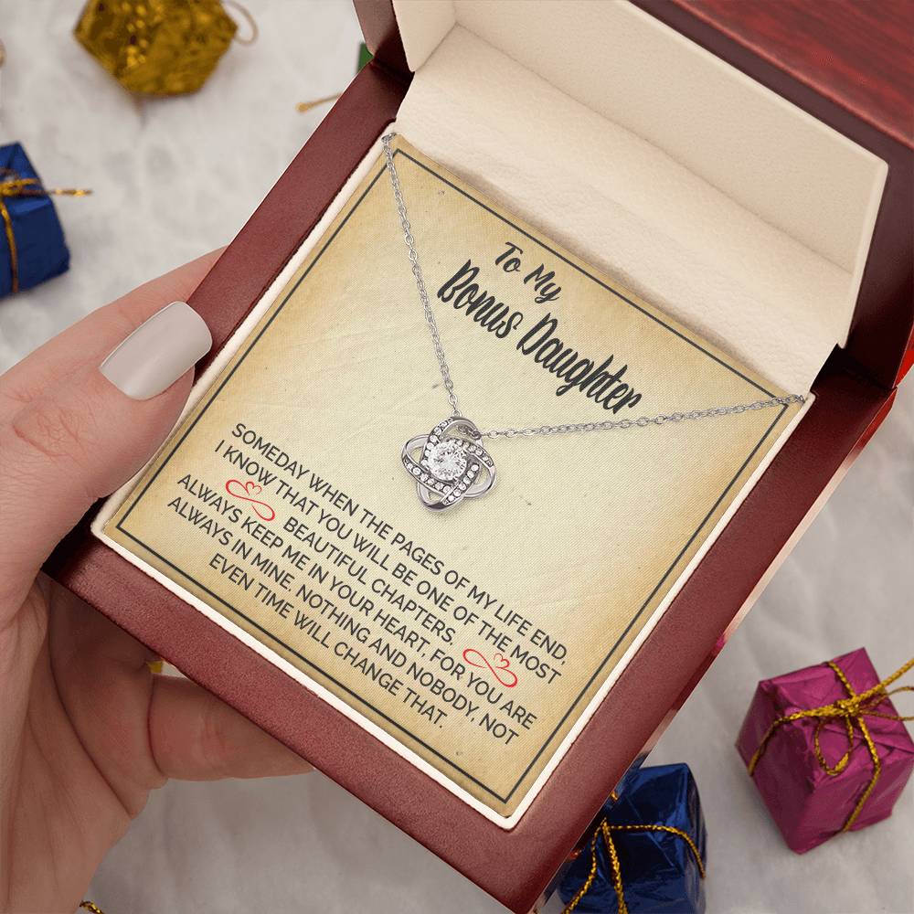 (Almost Gone) Bonus Daughter - Beautiful Chapters -Empowering Necklace with Meaningful Message