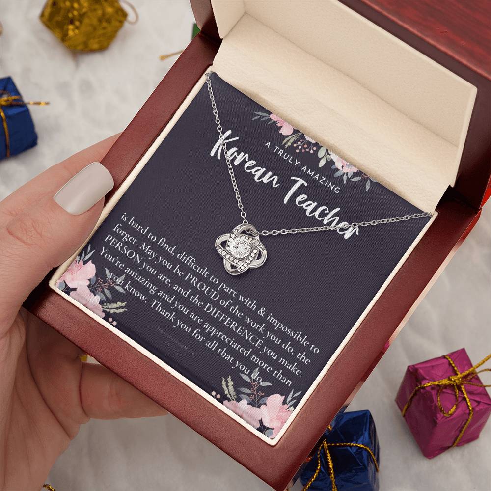 Gift For Korean Teacher, Korean Teacher Appreciation Gift, A Truly Amazing Korean Teacher Gift