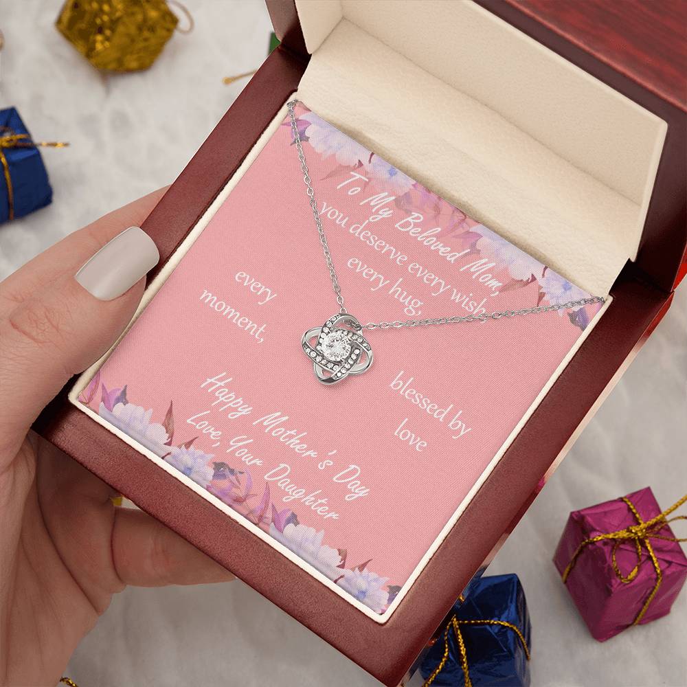 "Every Moment" - Personalised Mother's Day Bangle -  To Beloved My Mom