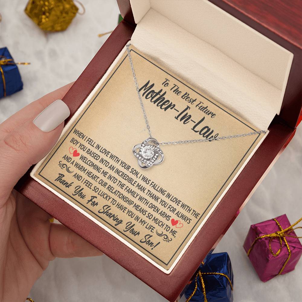 (Almost Gone) Best Future Mother in Law - Necklace - Thank You for Raising the Man of My Dreams