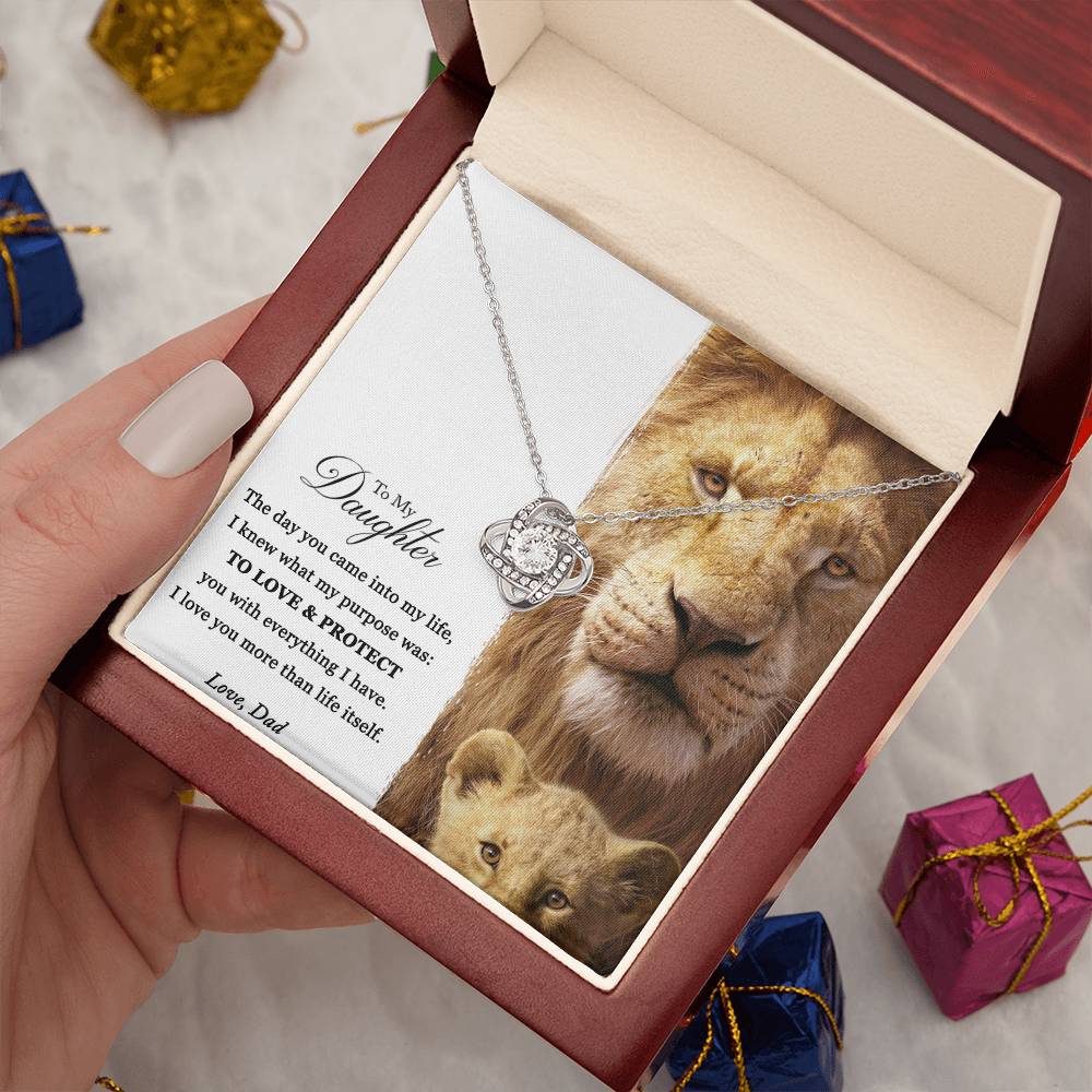 Necklace to Daughter – I love you more than life itself - Graduation Day