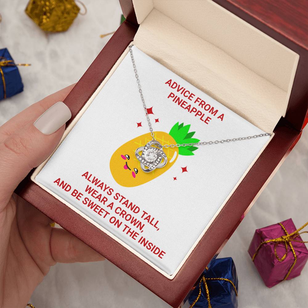 Advice From a Pineapple Sparkling Necklace