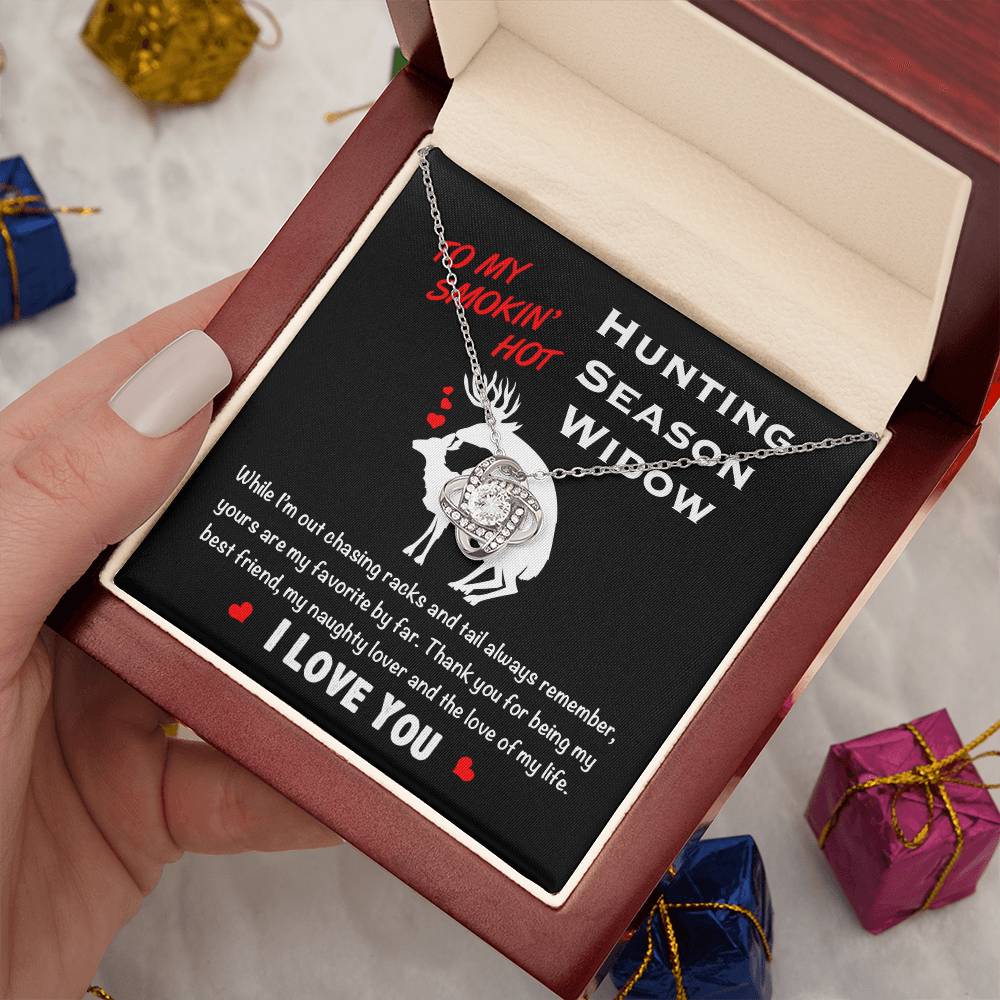 Smokin' Hot Hunting Season Widow Forever Love Necklace