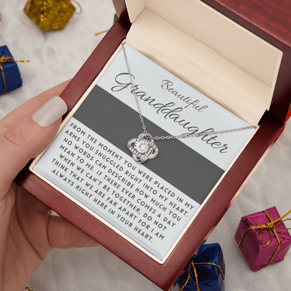 (Almost Gone) Cute Granddaughter Necklace - Gift from Grandma with Love