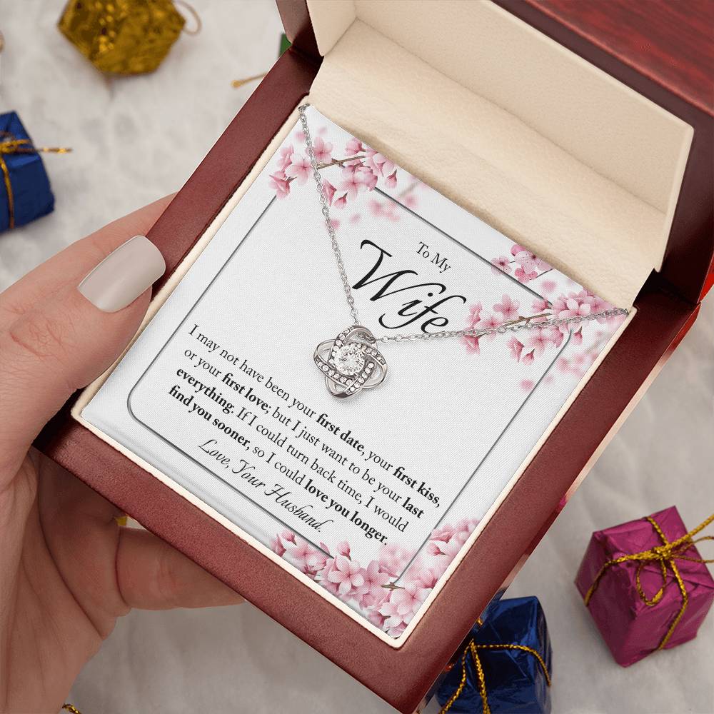 "Last Everything" | Love Knot Necklace | Gift for Wife