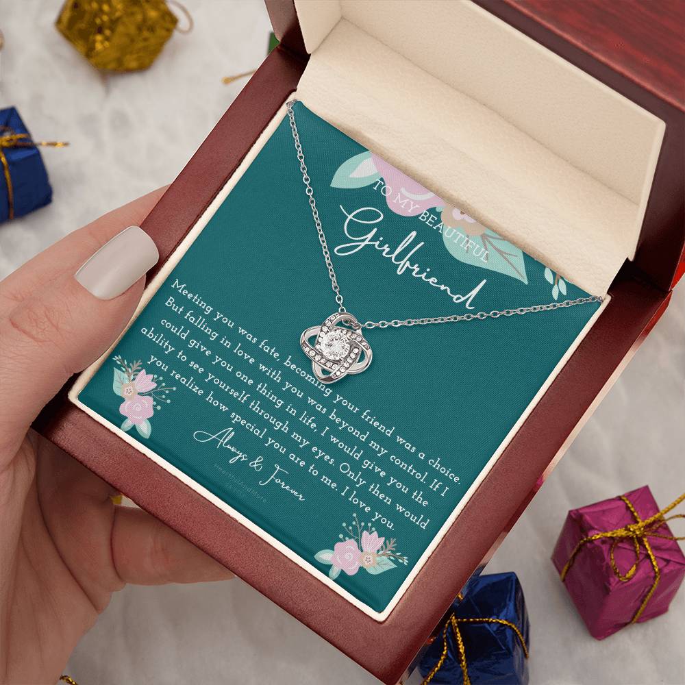 To My Girlfriend Necklace, Necklace for Girlfriend, Birthday Gift for Girlfriend, Valentine Gift for Girlfriend, Girlfriend Gifts