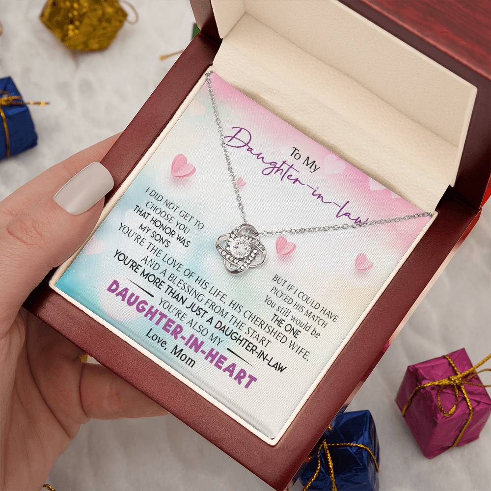 To My Daughter-In-Law - You Are My Daughter-In-Heart - Necklace