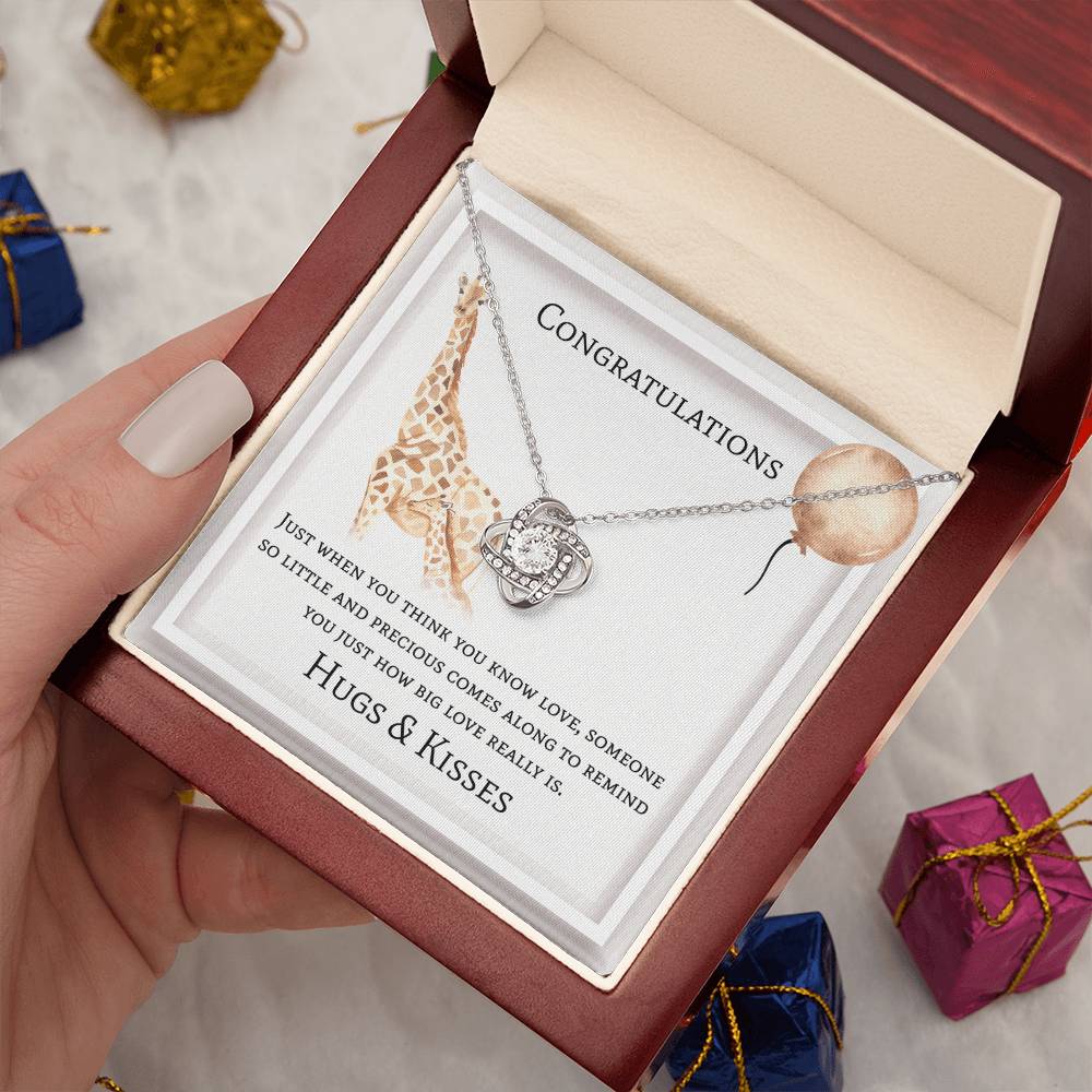 Baby Shower Gift Fro Expecting Mom...love Knot Just When You Know