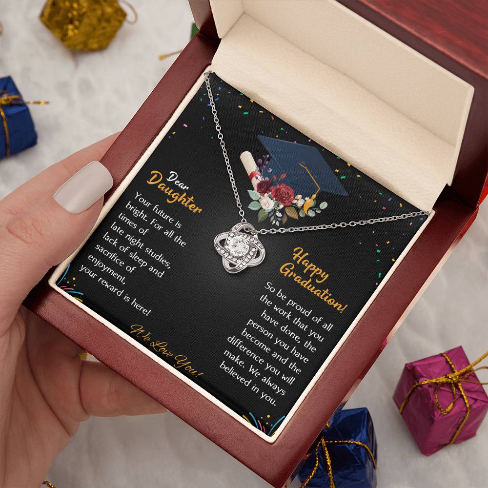(Almost Gone) Class of 2021 - Dear Daughter So Proud of You - Limited Edition Graduation Necklace