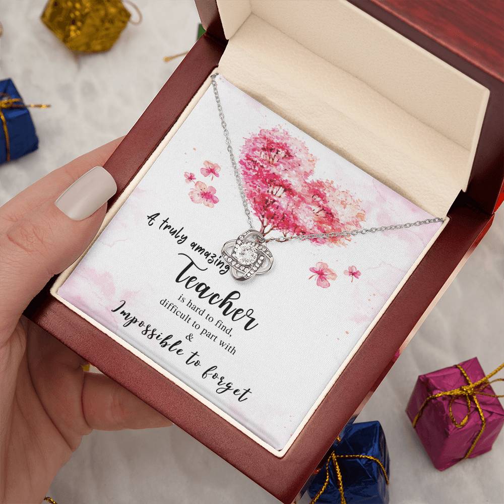 Teacher Gift | Gift for Teacher Necklace | a Truly Amazing Teacher Appreciation Gift