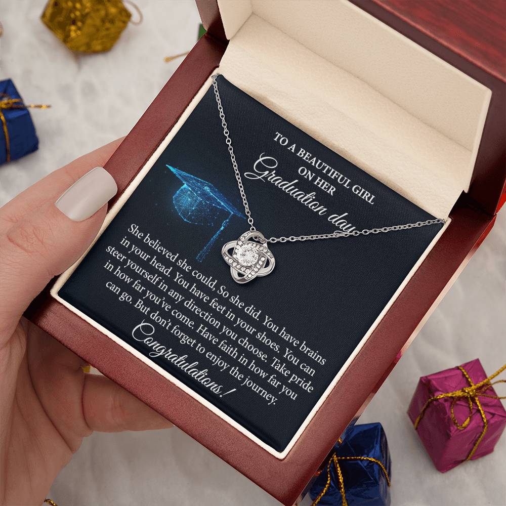 (Almost Gone) Beautiful Girl, Graduation Necklace