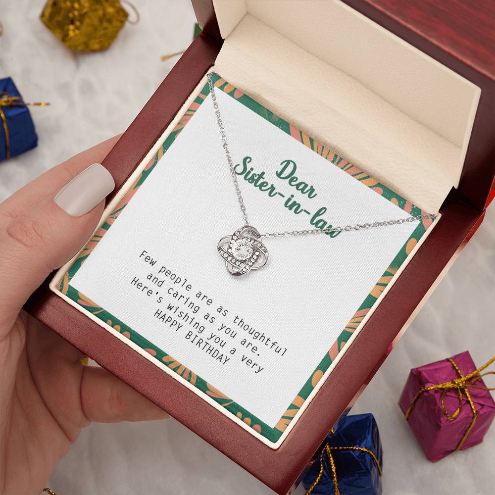 Happy Birthday Gift for Sister In Law - 925 Sterling Silver Pendant