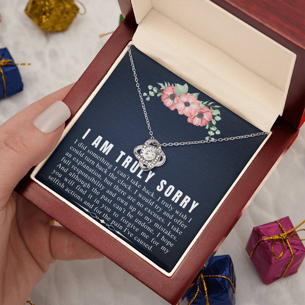 I'm Sorry Gift Apology Gift Necklace for Her, Please Forgive Me Gift Wife, Girlfriend, Friend, Forgiveness, Forgive Necklace