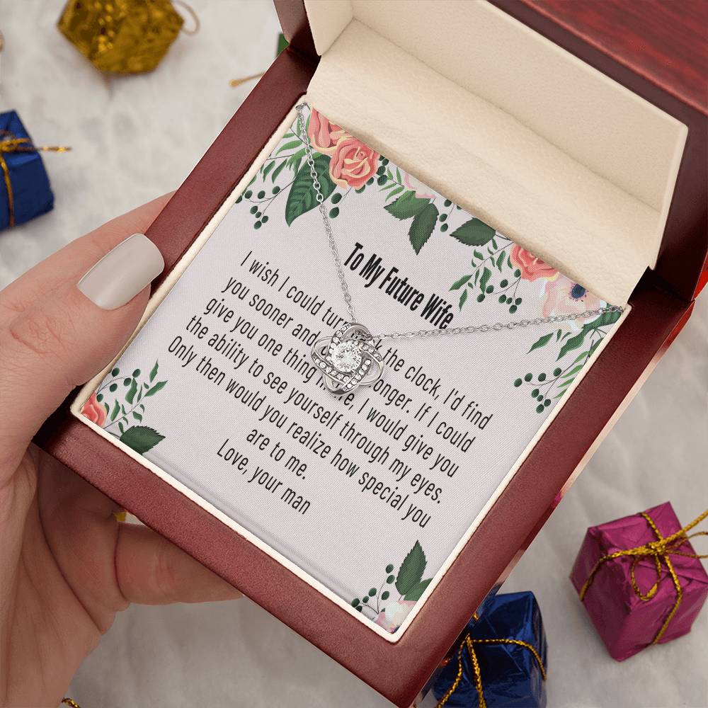 To My Future Wife Love You To The Moon Necklace, Future Wife Gift, Engagement Gift For Her, Future Wife Gift, Romantic Jewelry Gift
