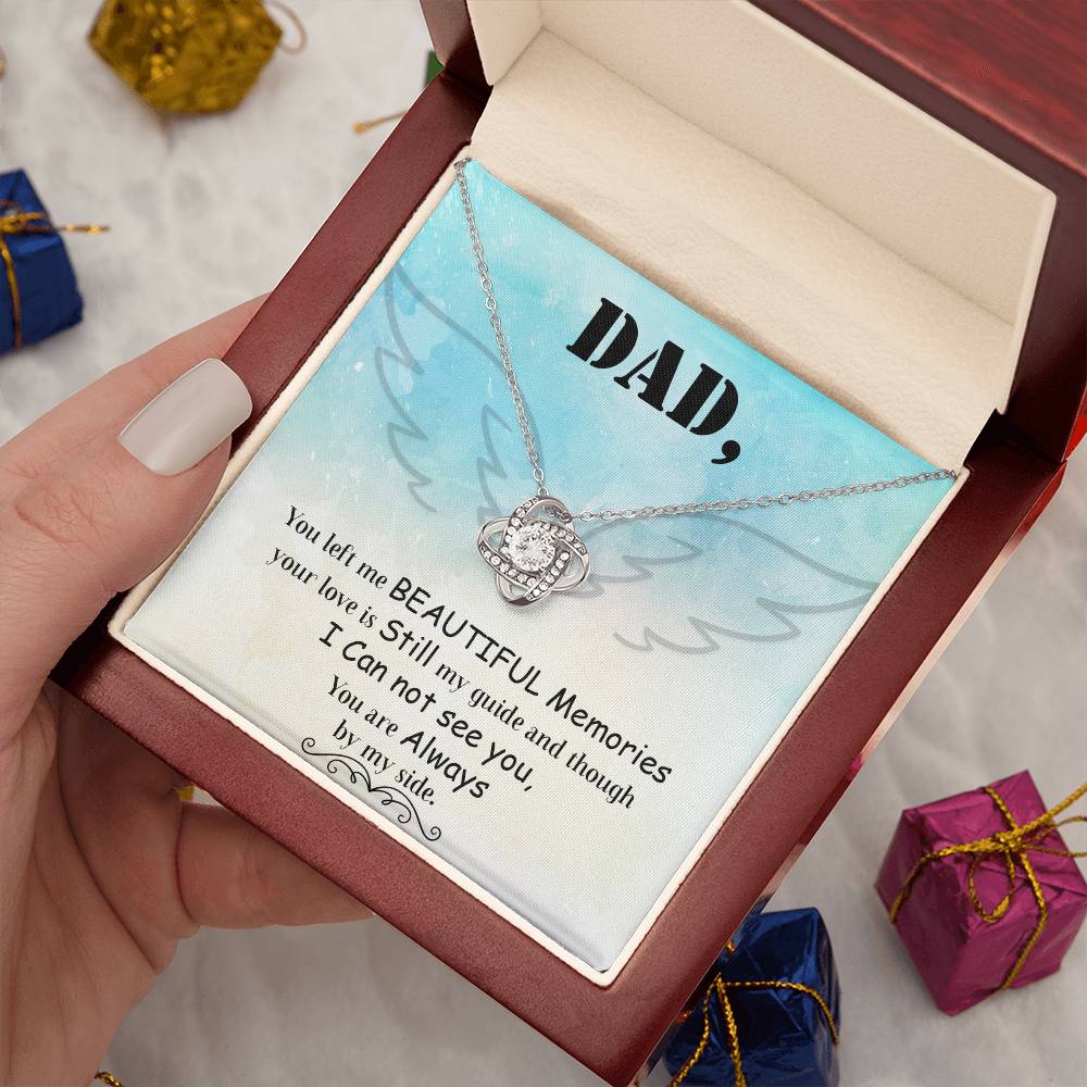 Dad - You Left Me Beautiful Memories - Necklace