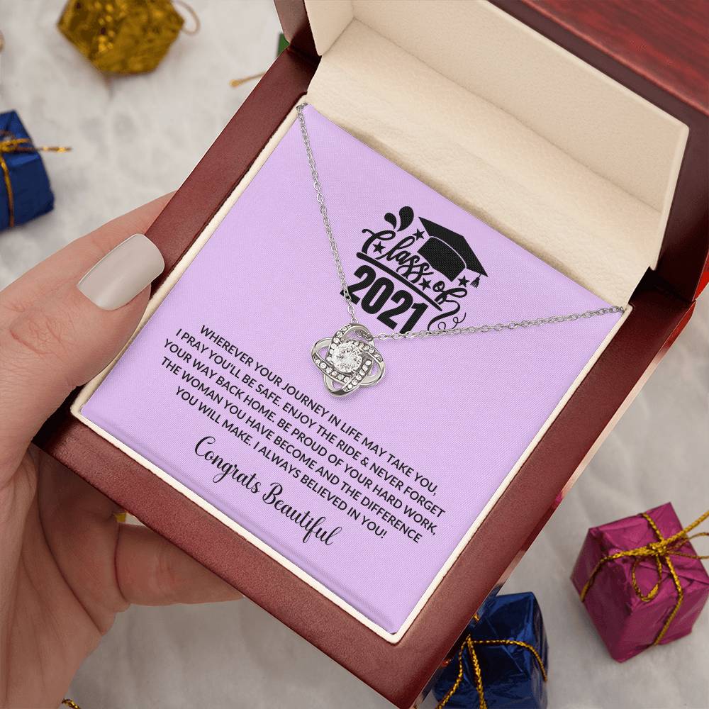 (Almost Gone) Class of 2021 - Graduation Necklace - Congrats Graduate Necklace Gift