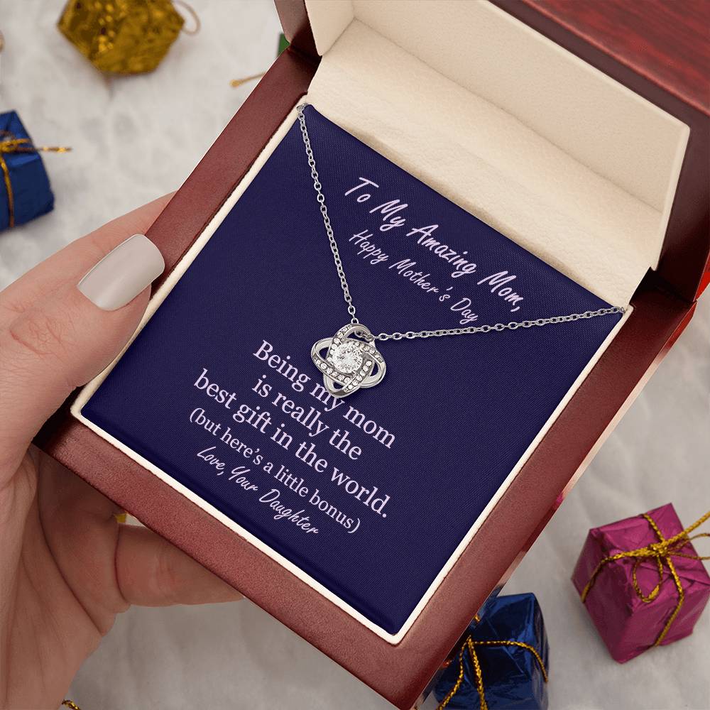 "The Best Gift in the World" Mother's Day Necklace -  Is The Best Gift In The World