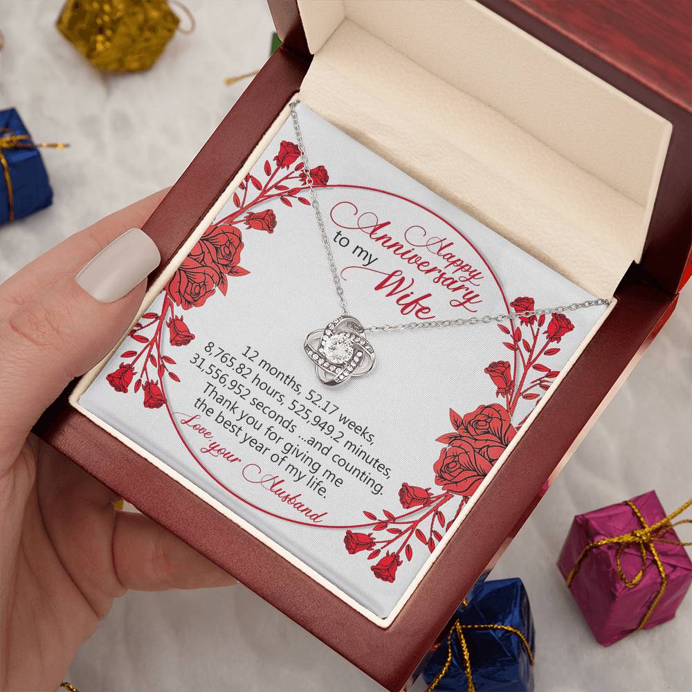 Thanks you for giving me the best year of my life - Happy Aniversary