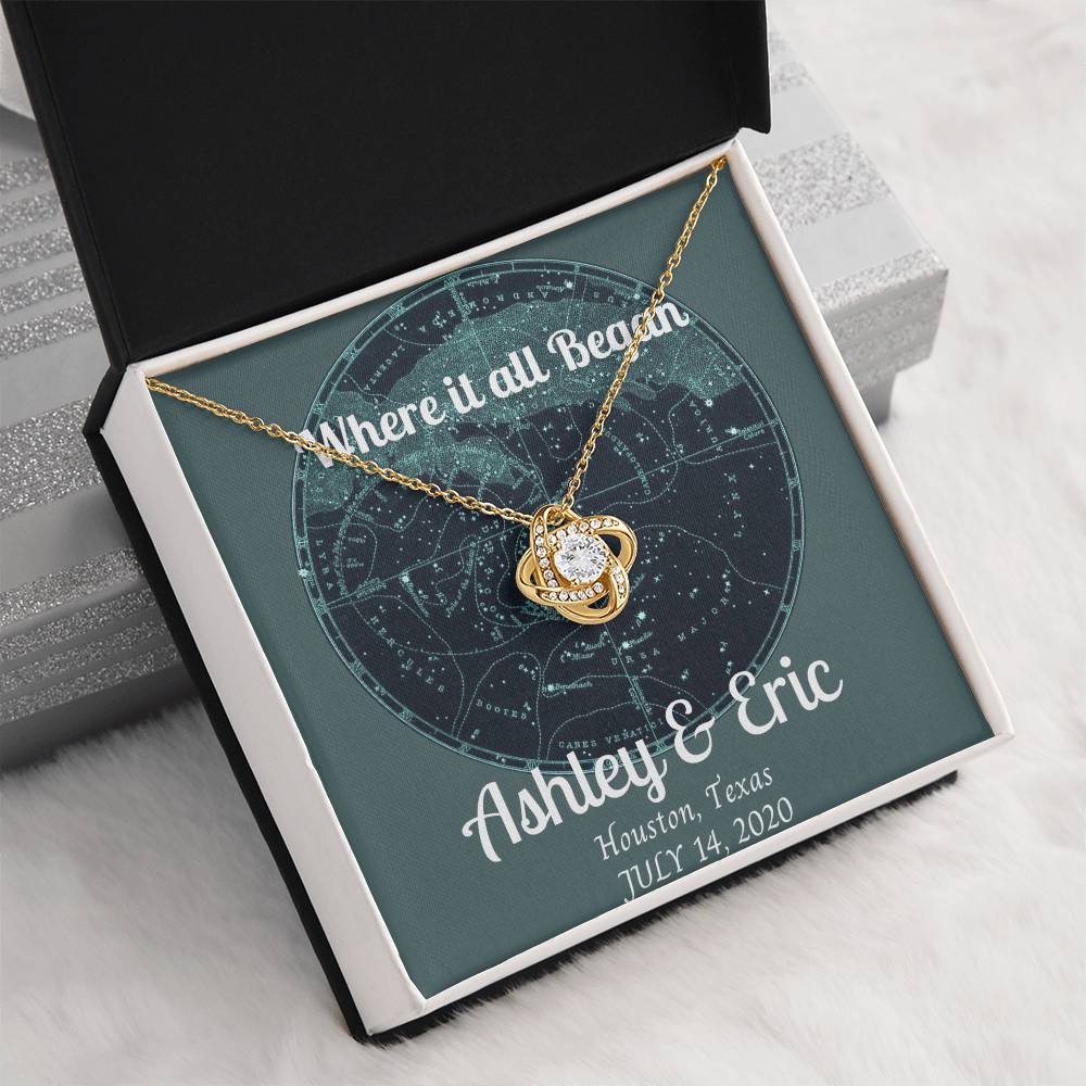 Stars Anniversary Gift – Our journey started here and will last forever - Wedding Day